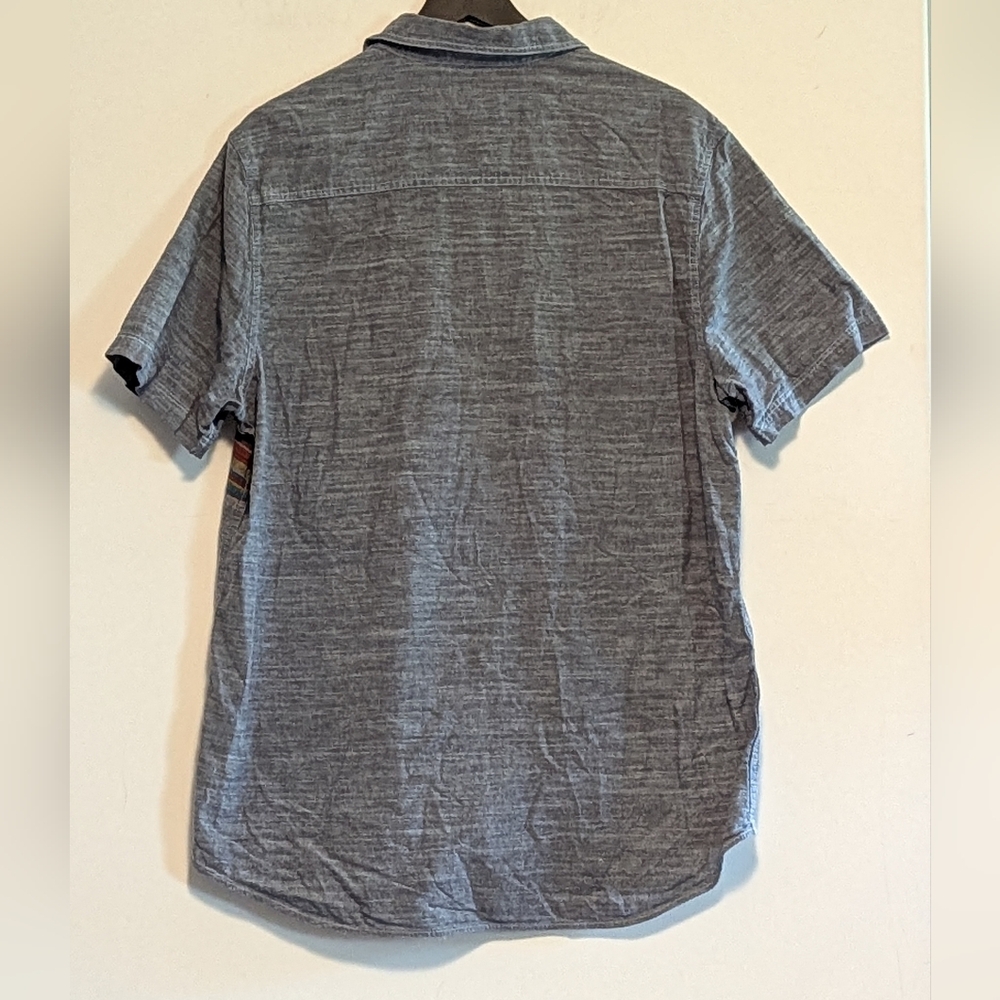 Chip & Pepper Blue Multicolor Striped Shirt XXL Plus Mens Great Used Cond Casual - Picture 3 of 3